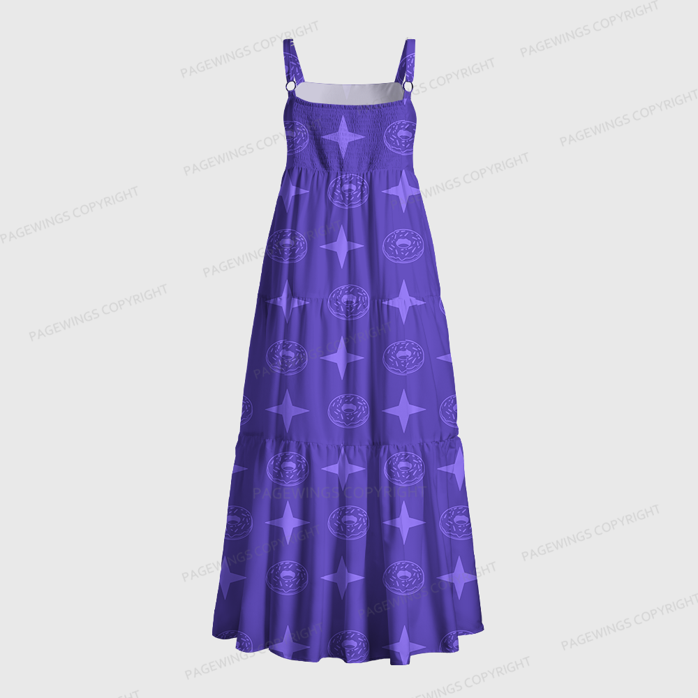 Pagewings Square Neck Sci-Fi Book Lover Maxi Dress