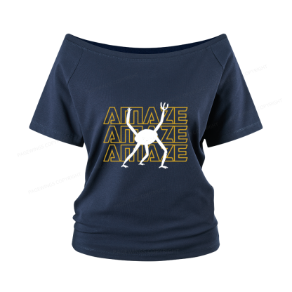 Pagewings Sci-Fi Book Lover Women Off Shoulder T-shirts