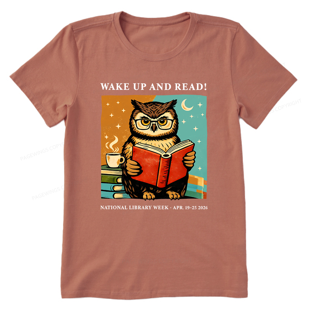Pagewings Wake Up And Read Unisex Classic T-shirt