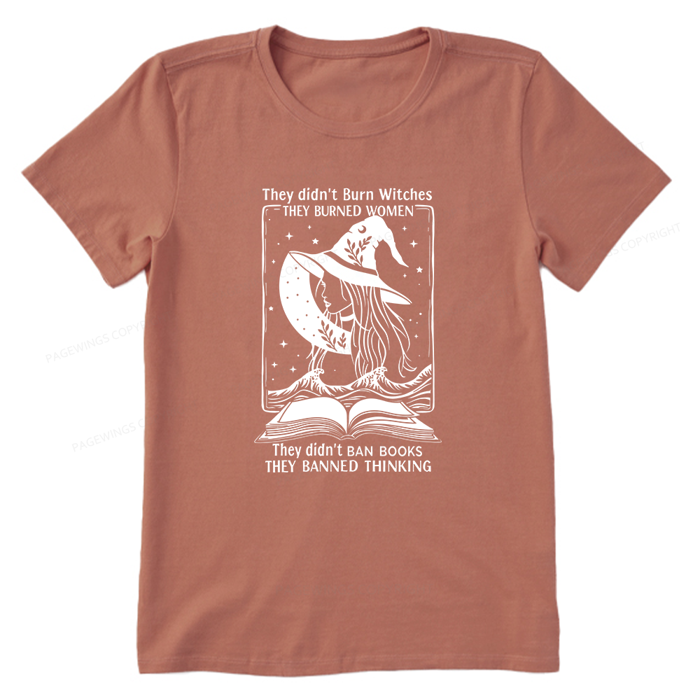 Pagewings They Banned Thinking Unisex Classic T-shirt