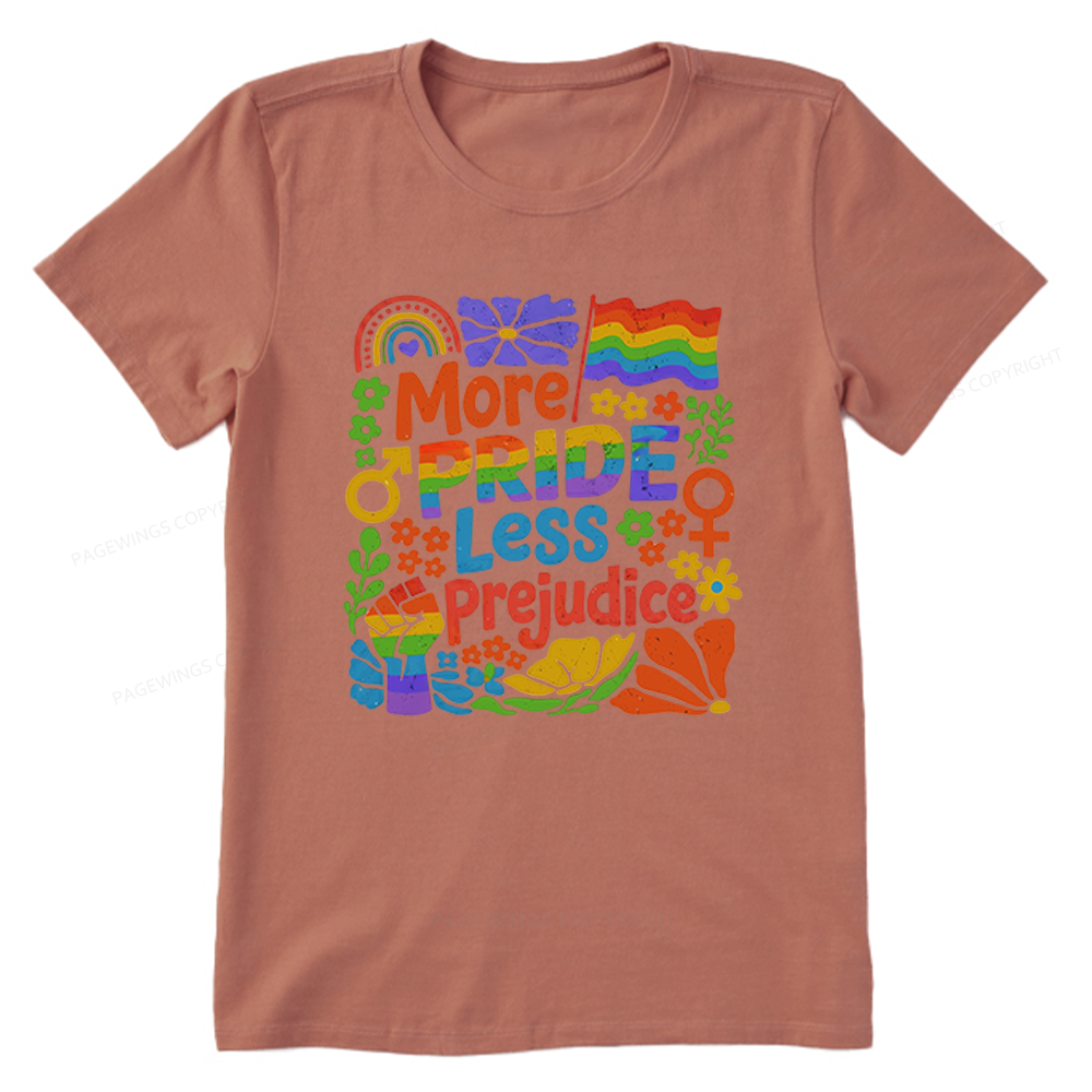 Pagewings More Pride Less Prejudice Unisex Classic T-shirt