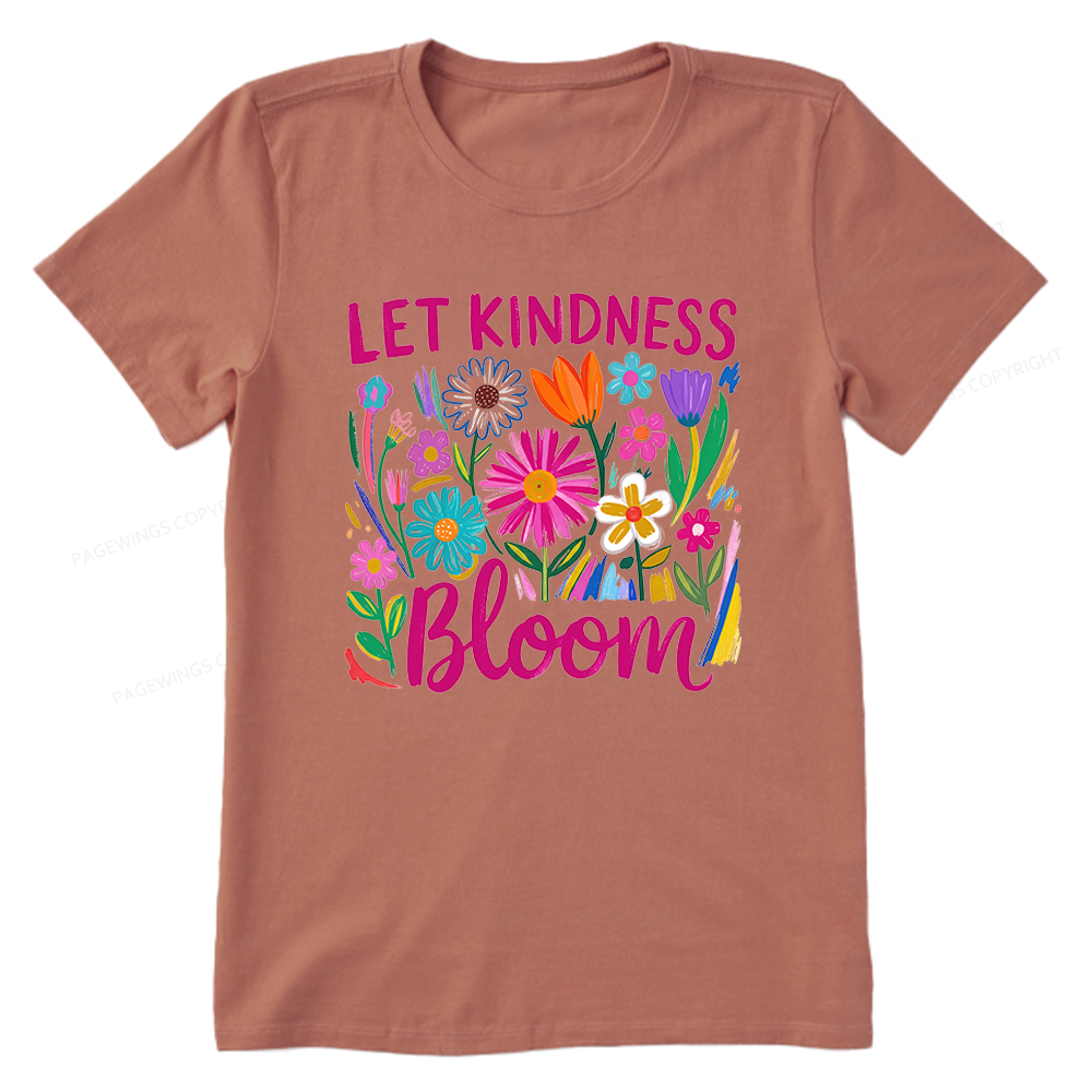 Pagewings Let Kindness Bloom Unisex Classic T-shirt