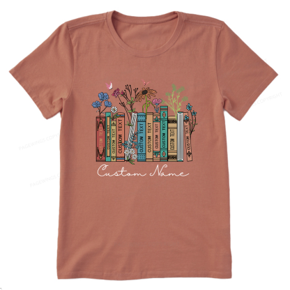 Pagewings Personalized Name Text Unisex Classic T-shirt