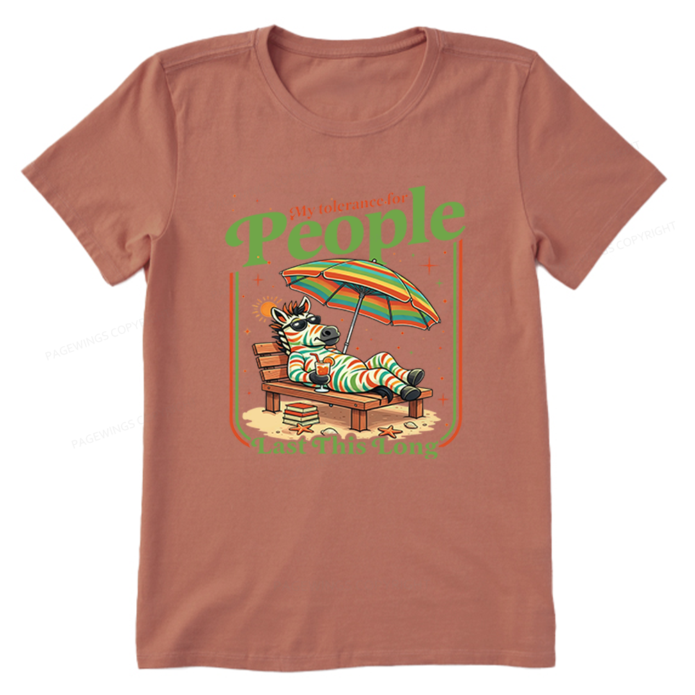 Pagewings Funny Zebra Unisex Classic T-shirt