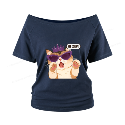 Pagewings Sci-Fi Book Lover Women Off Shoulder T-shirts