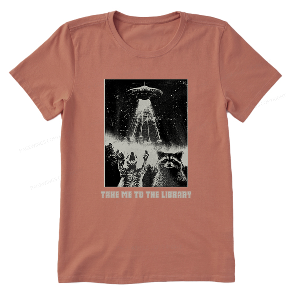 Pagewings Take Me To The Library Unisex Classic T-shirt