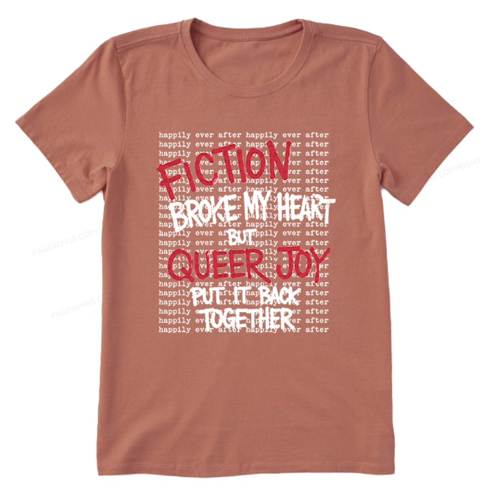 Pagewings Fiction Broke My Heart Unisex Classic T-shirt