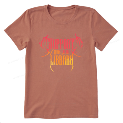 Pagewings Support Your Local Library Unisex Classic T-shirt