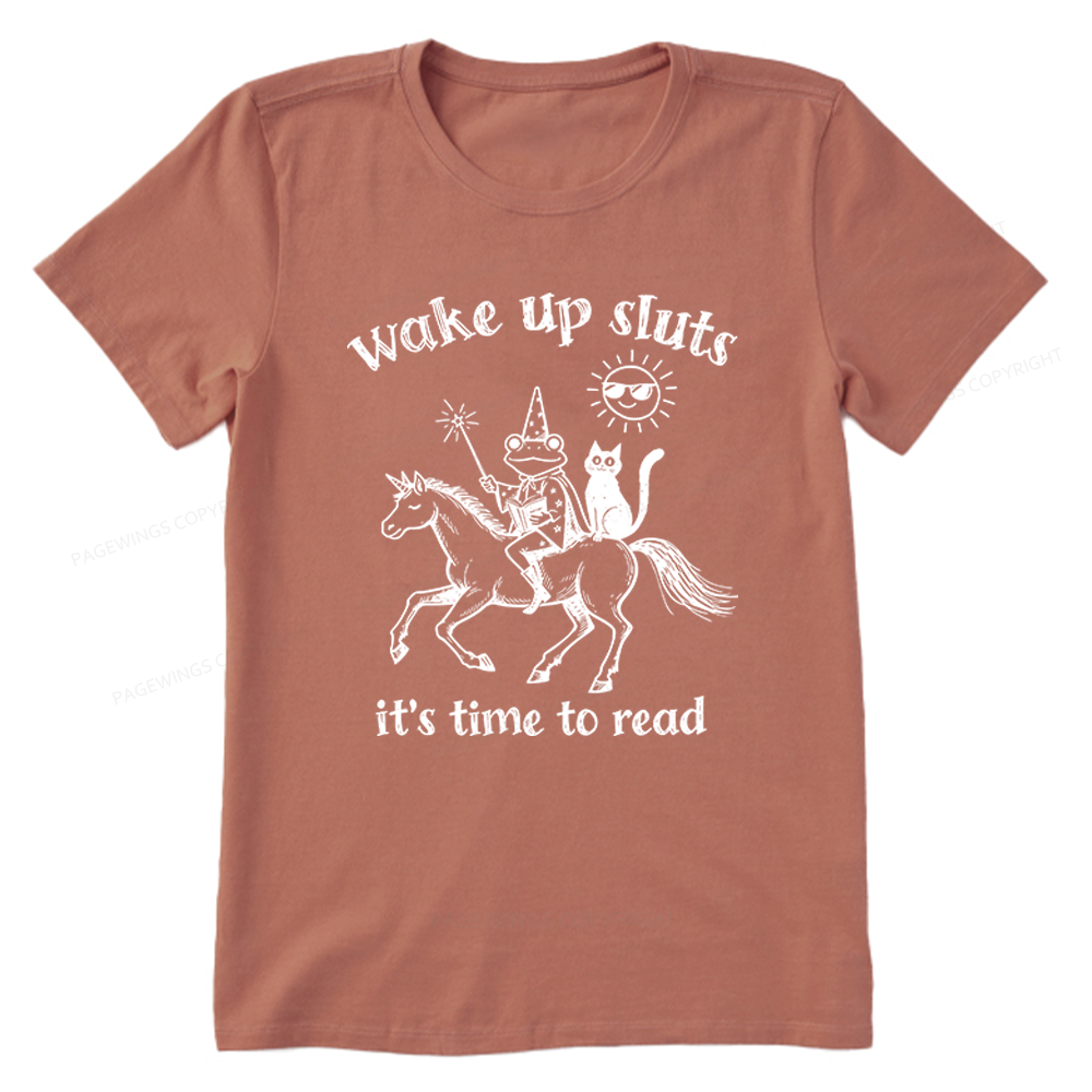 Pagewings Wake Up Sluts Unisex Classic T-shirt