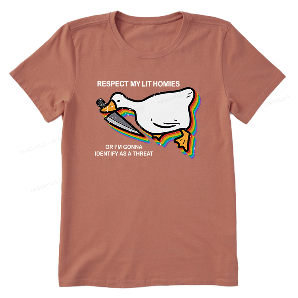 Pagewings Respect My Lit Homies Unisex Classic T-shirt