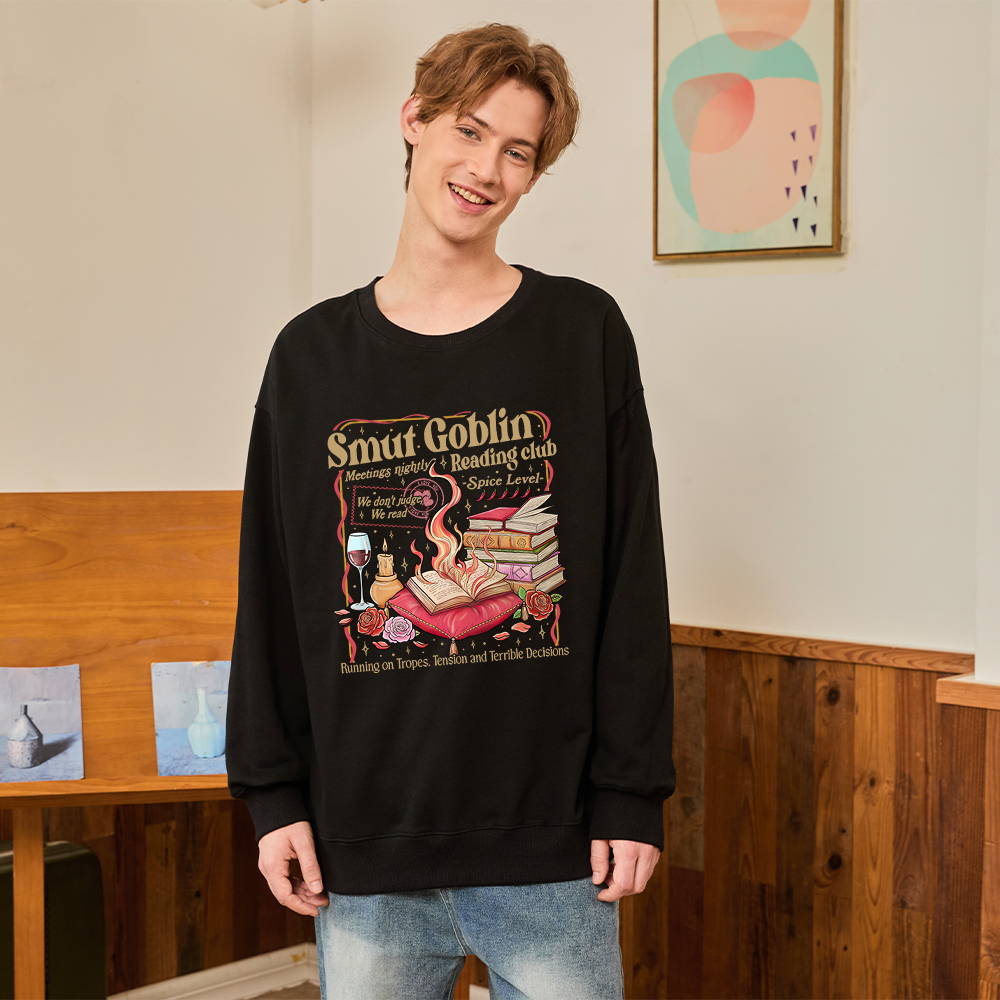 Pagewings Smut Goblin Dark Romance Bookish Unisex Classic Sweatshirt