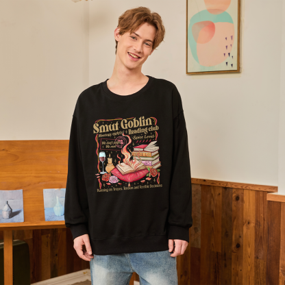 Pagewings Smut Goblin Dark Romance Bookish Unisex Classic Sweatshirt