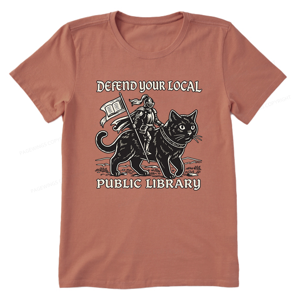 Pagewings Defend Your Local Public Library Unisex Classic T-shirt