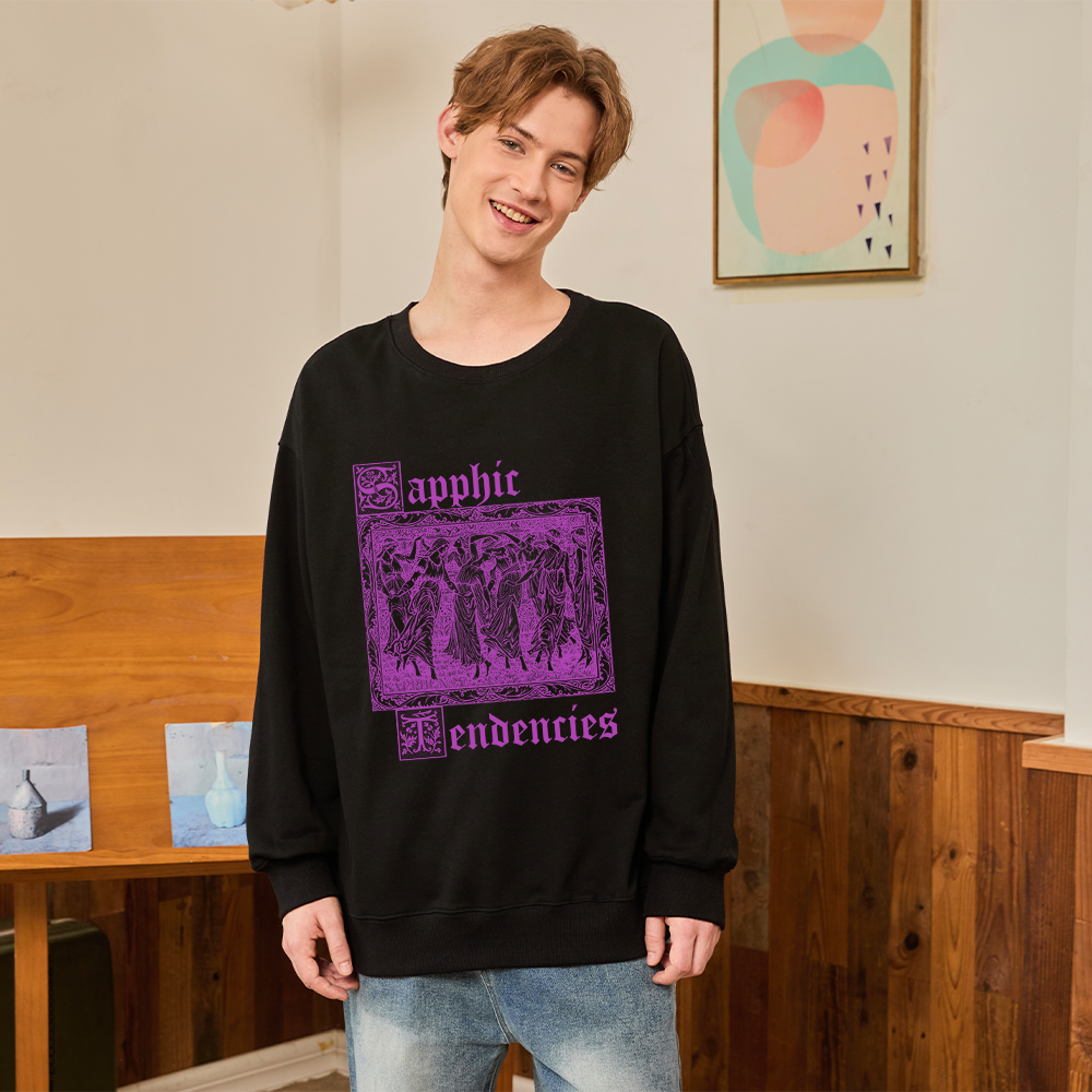 Pagewings Sapphic Tendencies Unisex Classic Sweatshirt