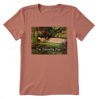 Pagewings I'm Literally Fine Unisex Classic T-shirt
