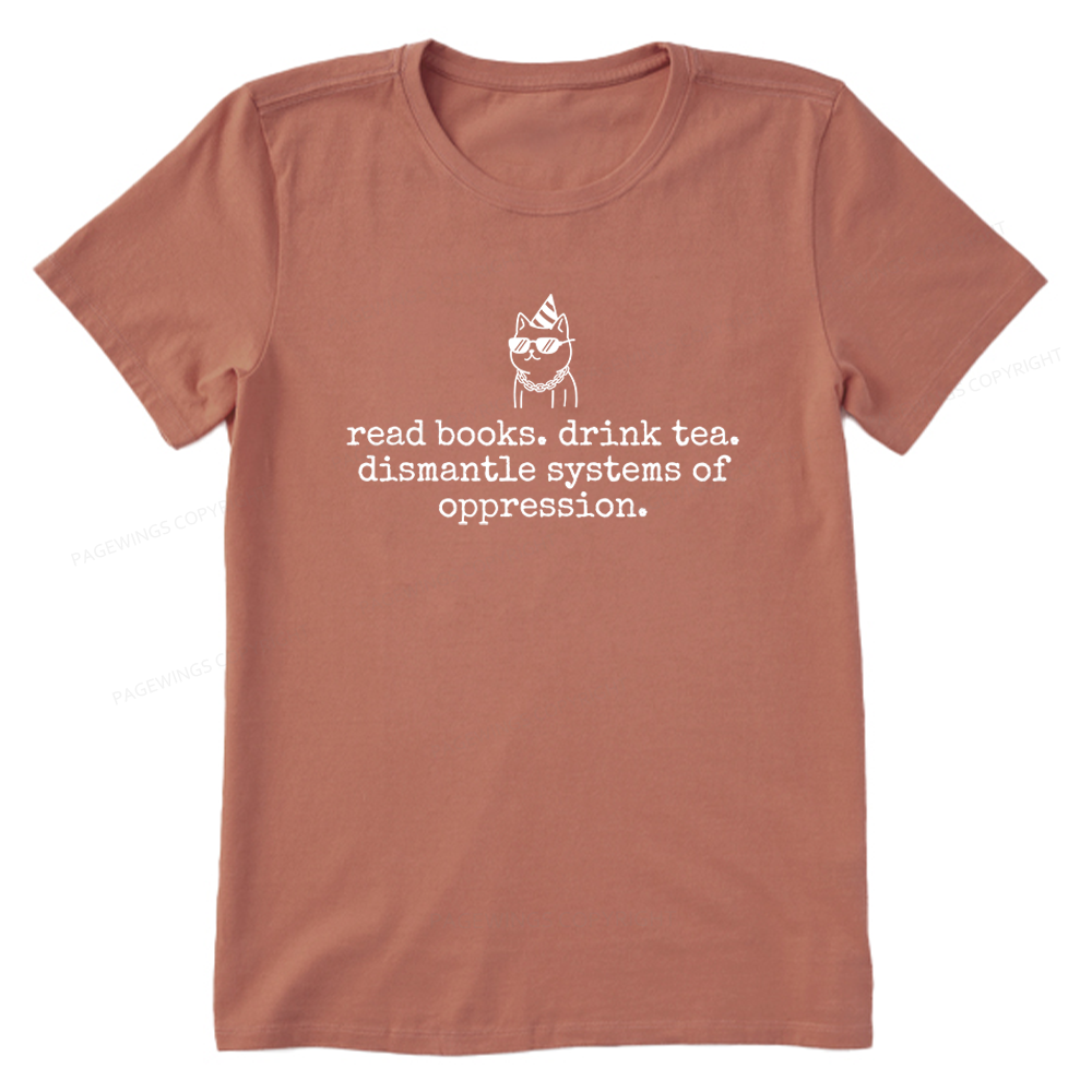 Pagewings Books and Tea Unisex Classic T-shirt