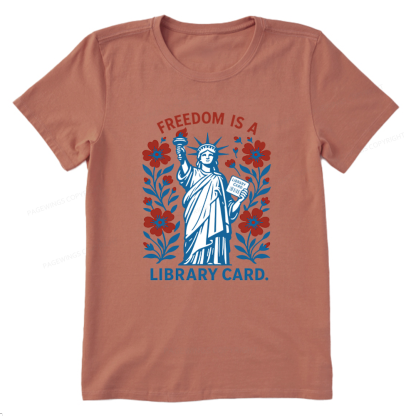 Pagewings Liberty is a Library Card Unisex Classic T-shirt