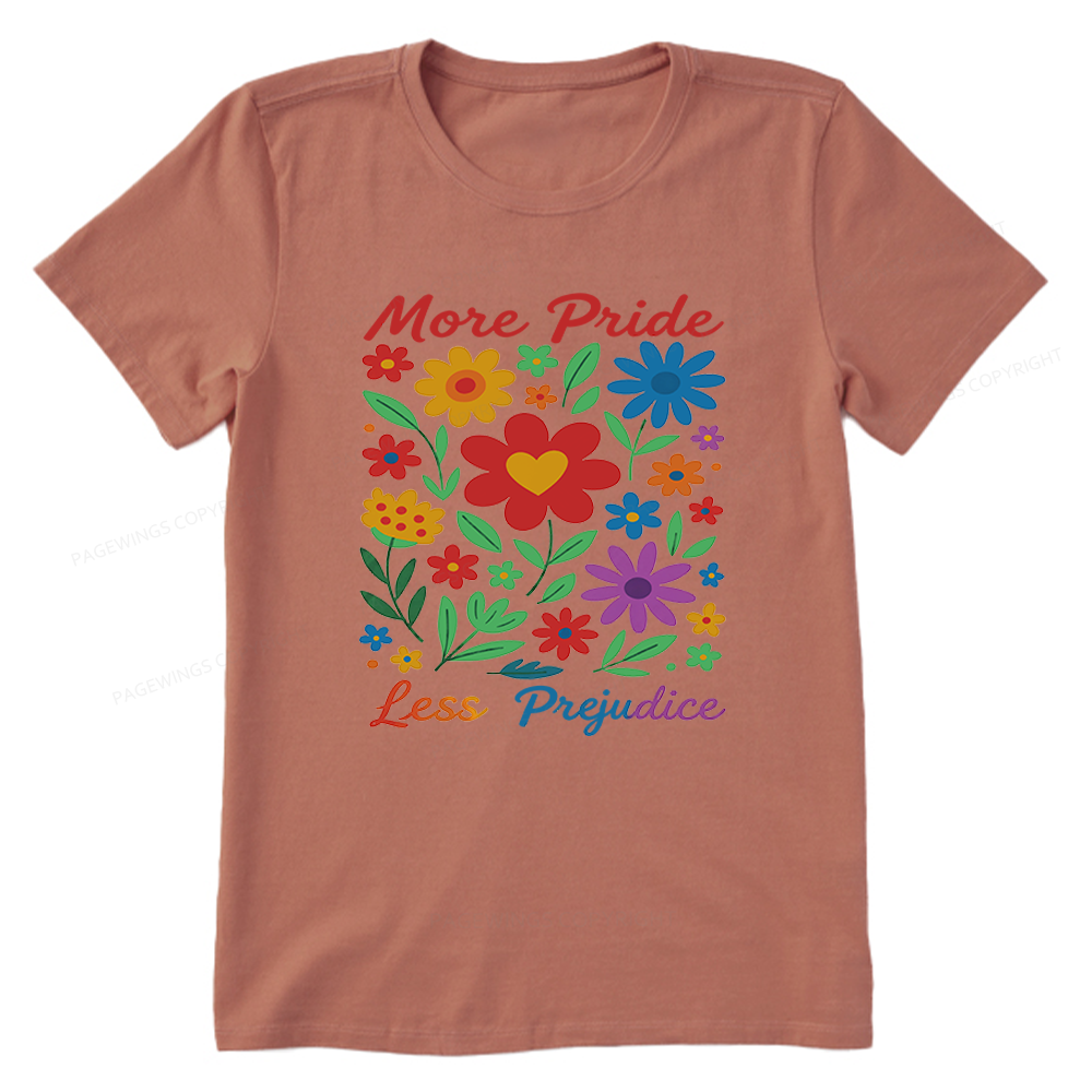 Pagewings More Pride Less Prejudice Unisex Classic T-shirt