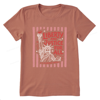 Pagewings Liberty And Justice For All Unisex Classic T-shirt