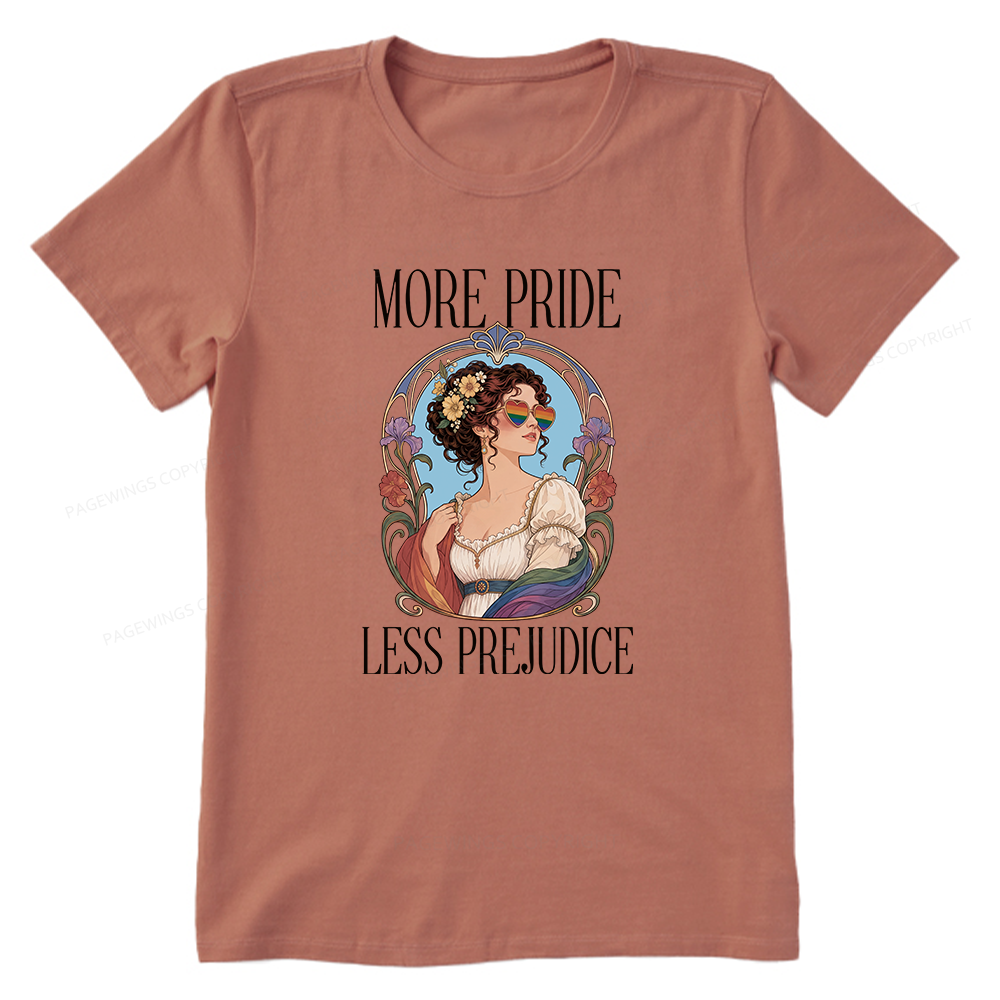 Pagewings More Pride Less Prejudice Unisex Classic T-shirt