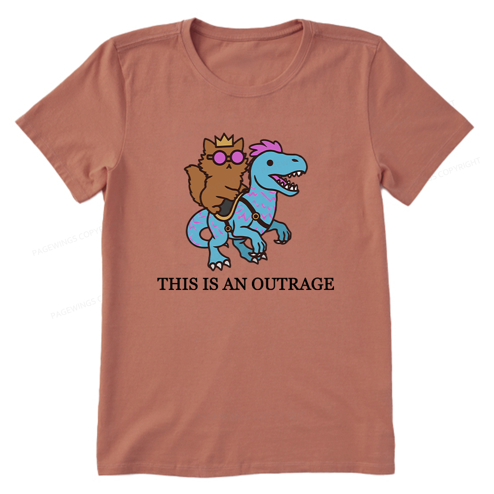 Pagewings This Is An Outrage Unisex Classic T-shirt