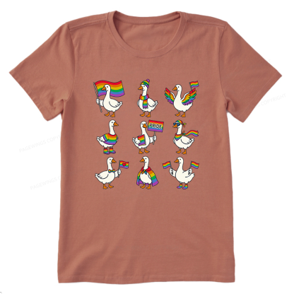 Pagewings Funny LGBTQ Goose Unisex Classic T-shirt
