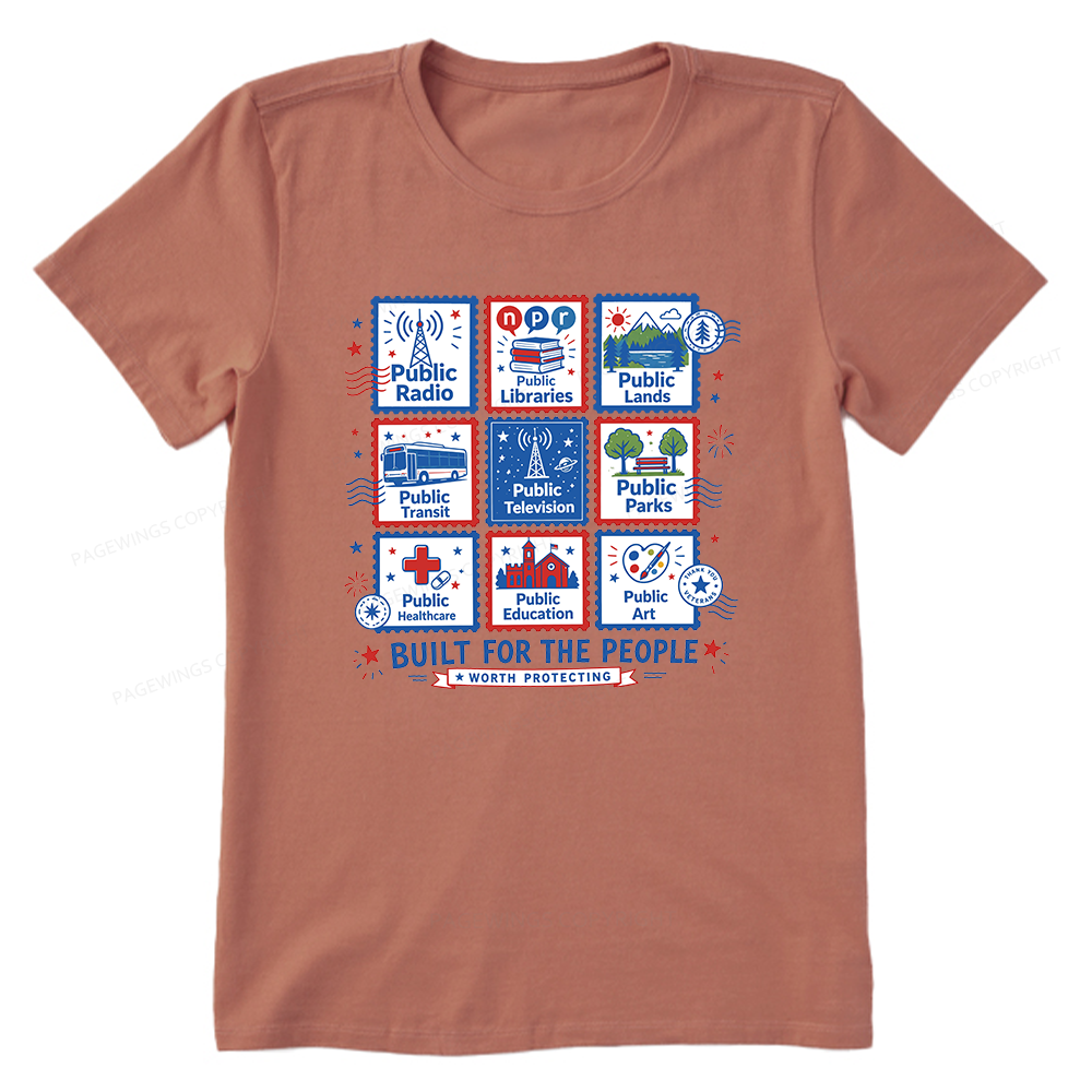 Pagewings Public Libraries Unisex Classic T-shirt