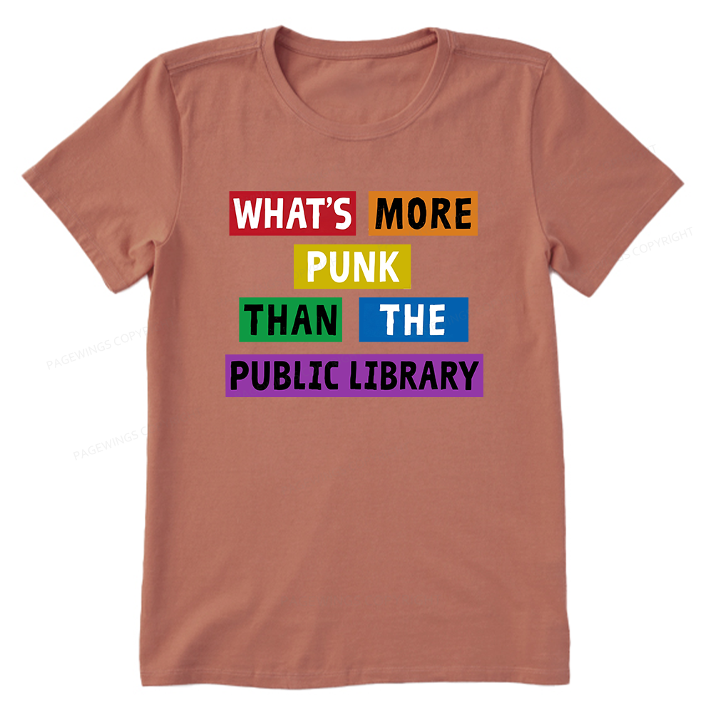 Pagewings What's More Punk Than The Public Library Unisex Classic T-shirt