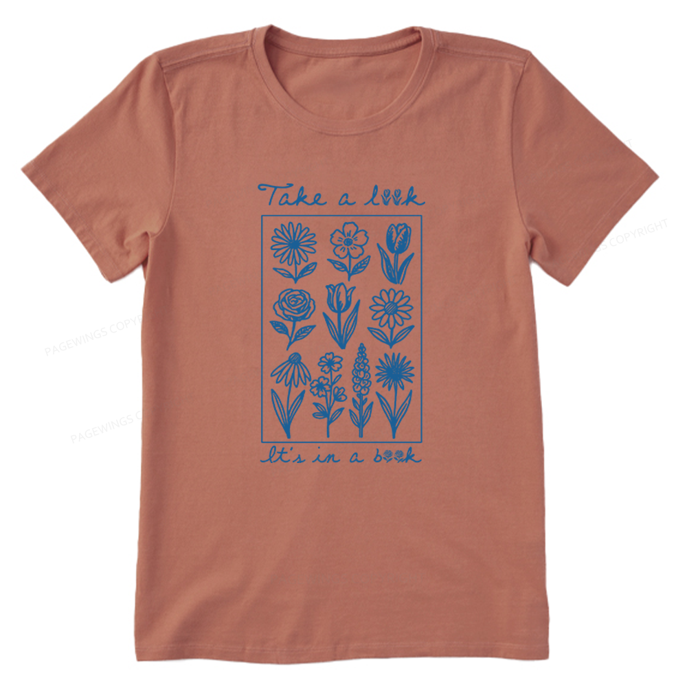 Pagewings Take A Look It’s In A Book Unisex Classic T-shirt