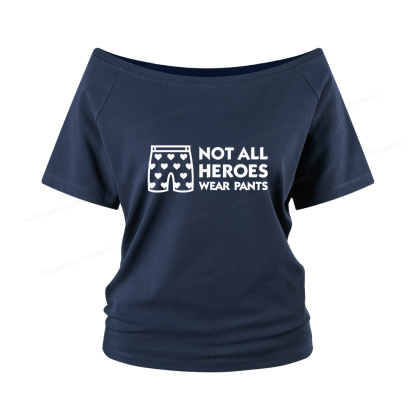 Pagewings Sci-Fi Book Lover Women Off Shoulder T-shirts