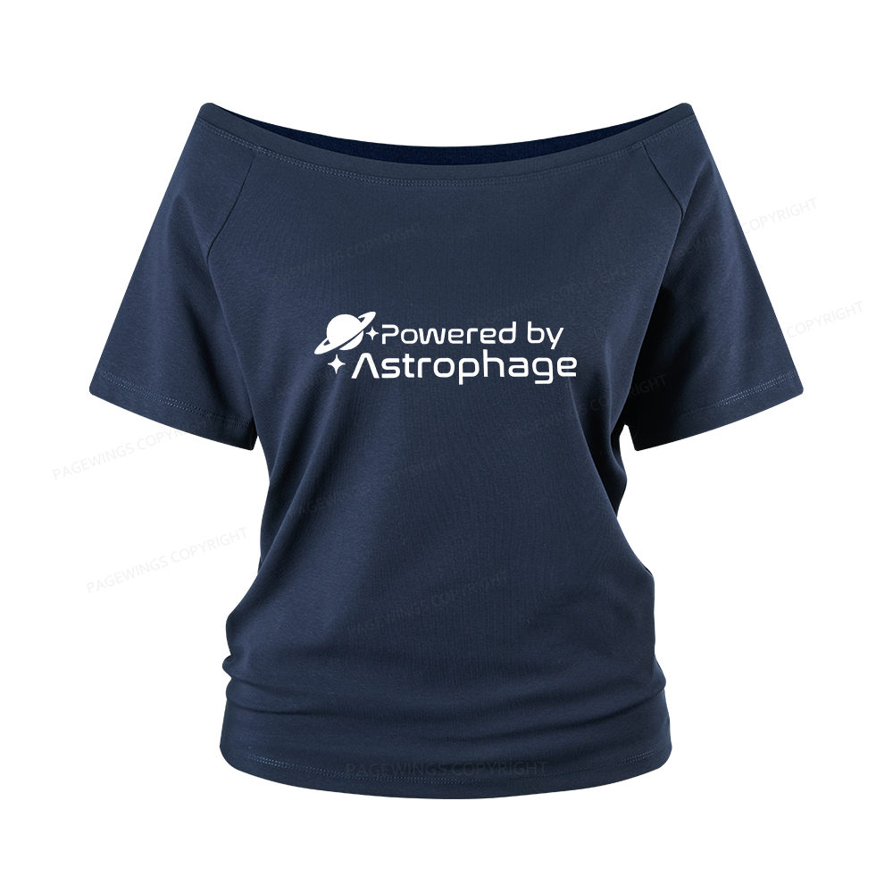 Pagewings Science Fiction Lover Women Off Shoulder T-shirts