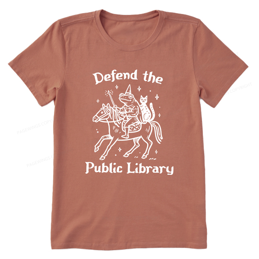 Pagewings Defend the Public Library Unisex Classic T-shirt