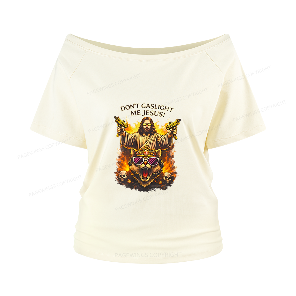 Pagewings Sci‑Fi Nerd Women Off Shoulder T-shirts