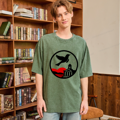 Pagewings Literature Lovers Unisex Washed T-shirt