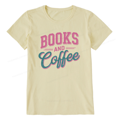 Pagewings Books And Coffee Unisex Classic T-shirt