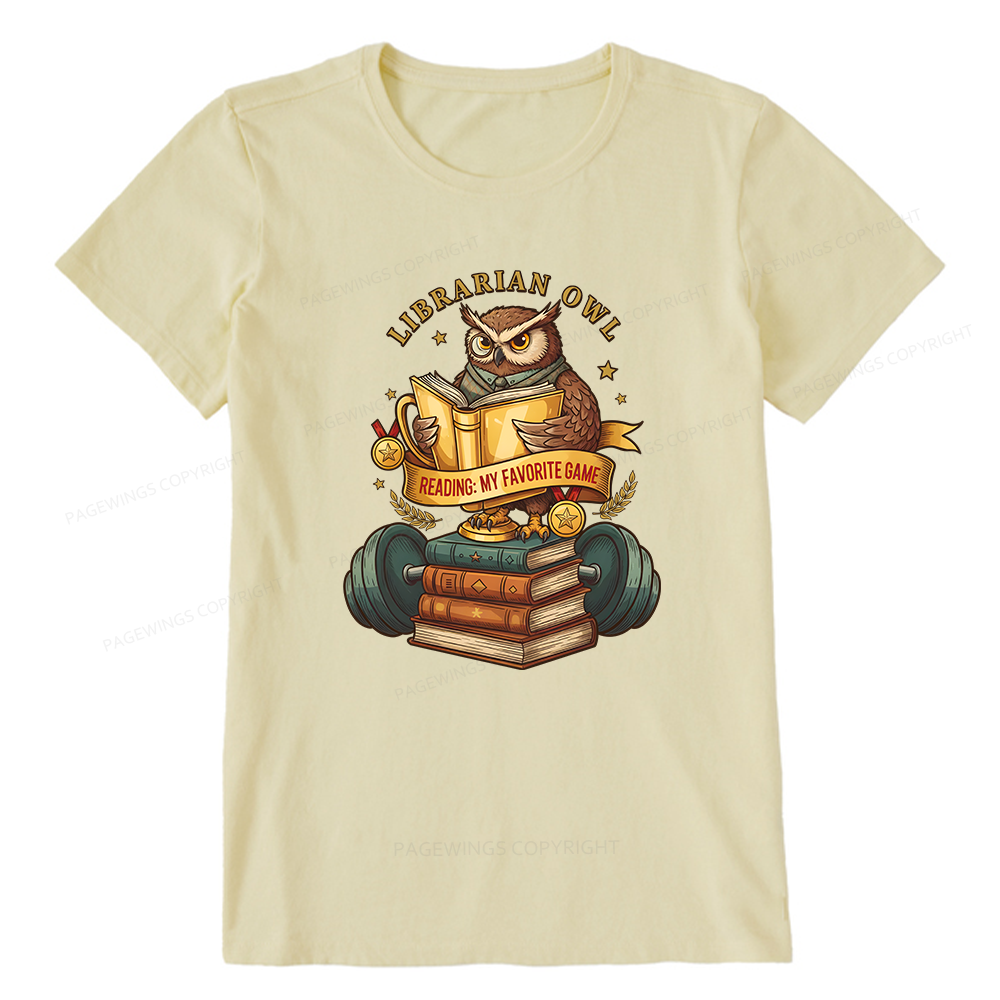 Pagewings Librarian Owl Unisex Classic T-shirt