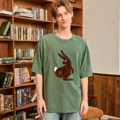 Pagewings Fantasy Books Lover Unisex Washed T-shirt