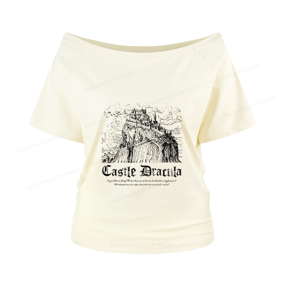 Pagewings Dark Romance Bookish Women Off Shoulder T-shirts