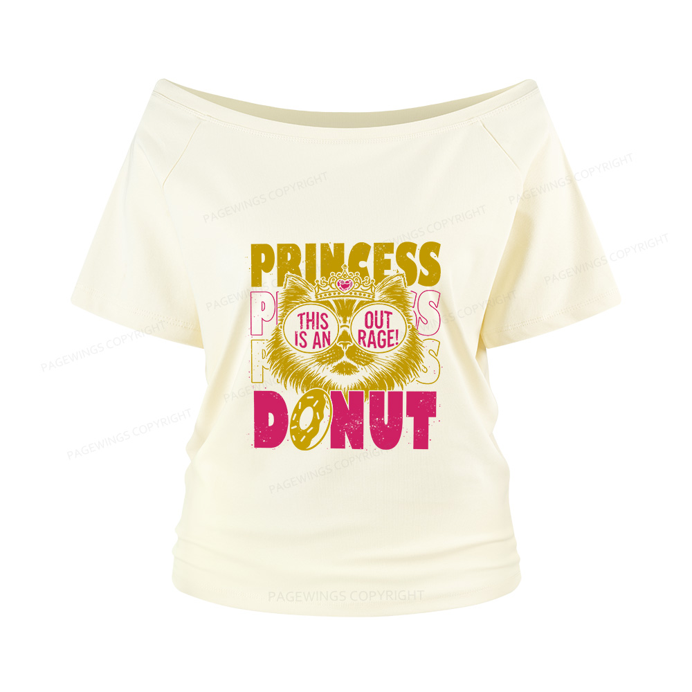 Pagewings This Is An Outrage Women Off Shoulder T-shirts