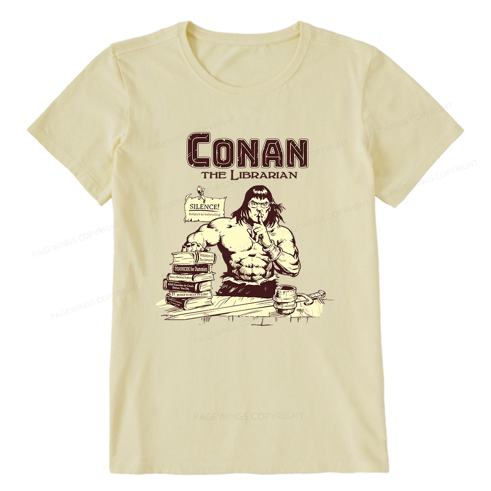 Pagewings Conan The Librarian Unisex Classic T-shirt