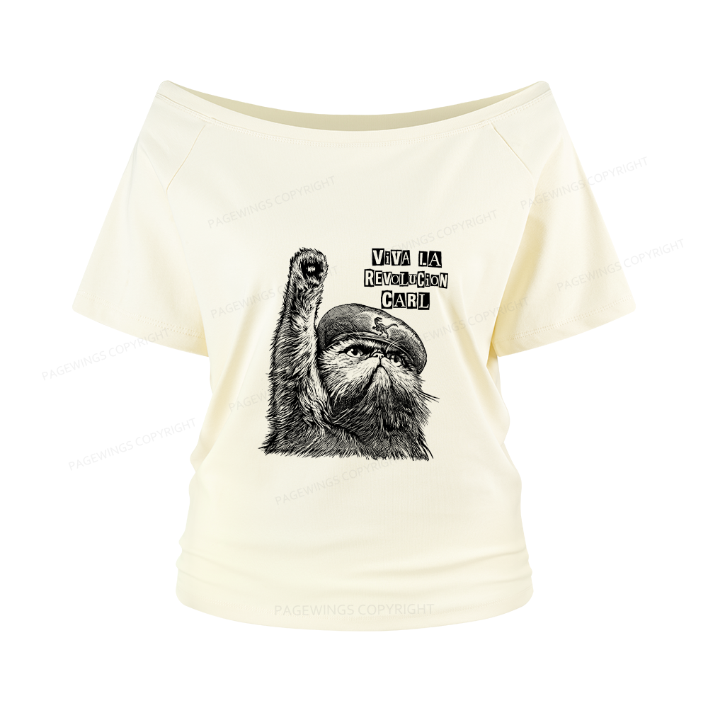 Pagewings Sci-Fi Book Lover Women Off Shoulder T-shirts