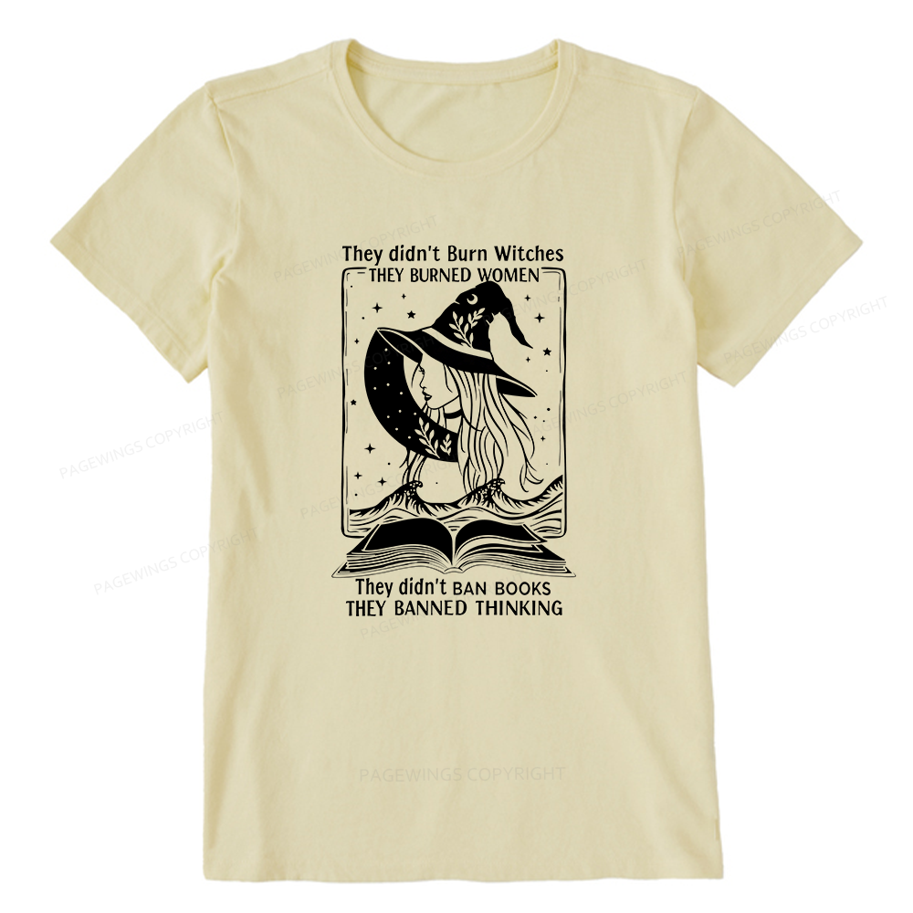 Pagewings They Banned Thinking Unisex Classic T-shirt