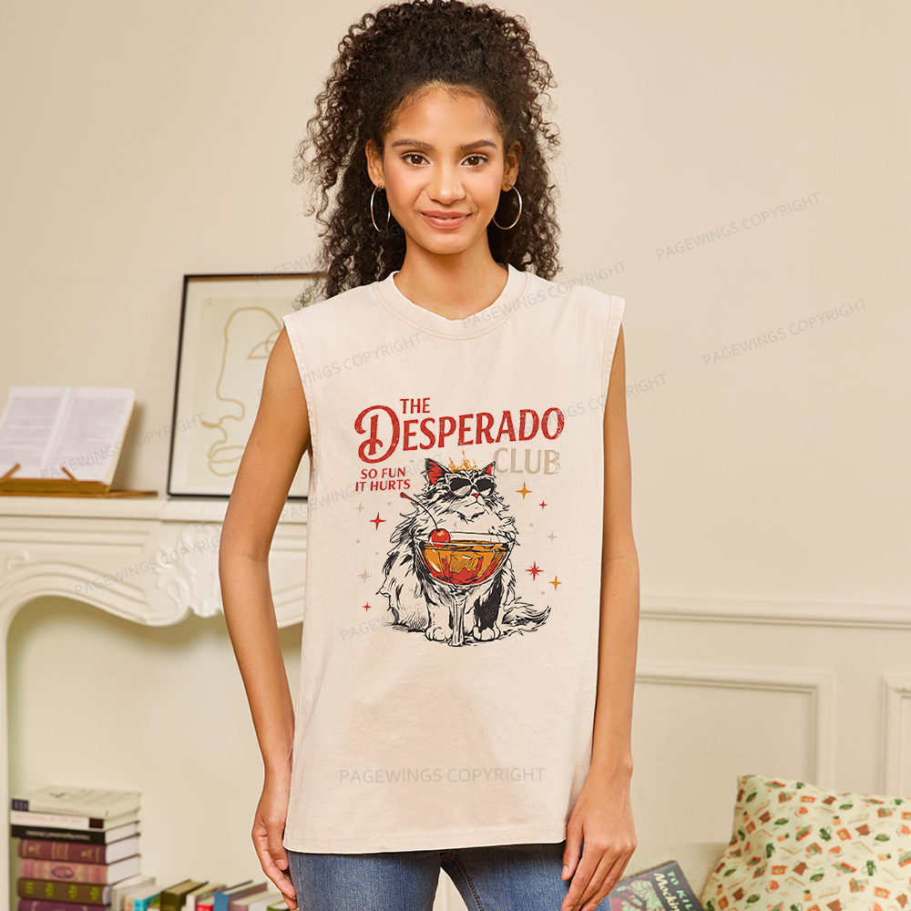 Pagewings Desperado Club Unisex Washed Tank Top