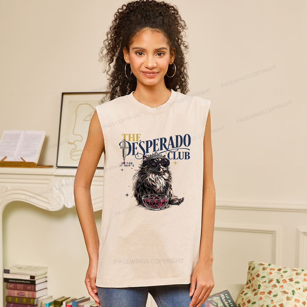 Pagewings Desperado Club Unisex Washed Tank Top