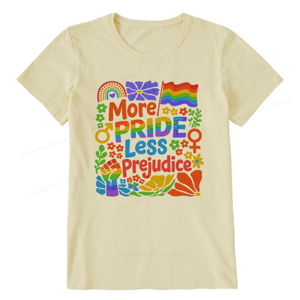 Pagewings More Pride Less Prejudice Unisex Classic T-shirt