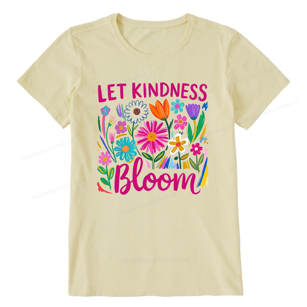 Pagewings Let Kindness Bloom Unisex Classic T-shirt