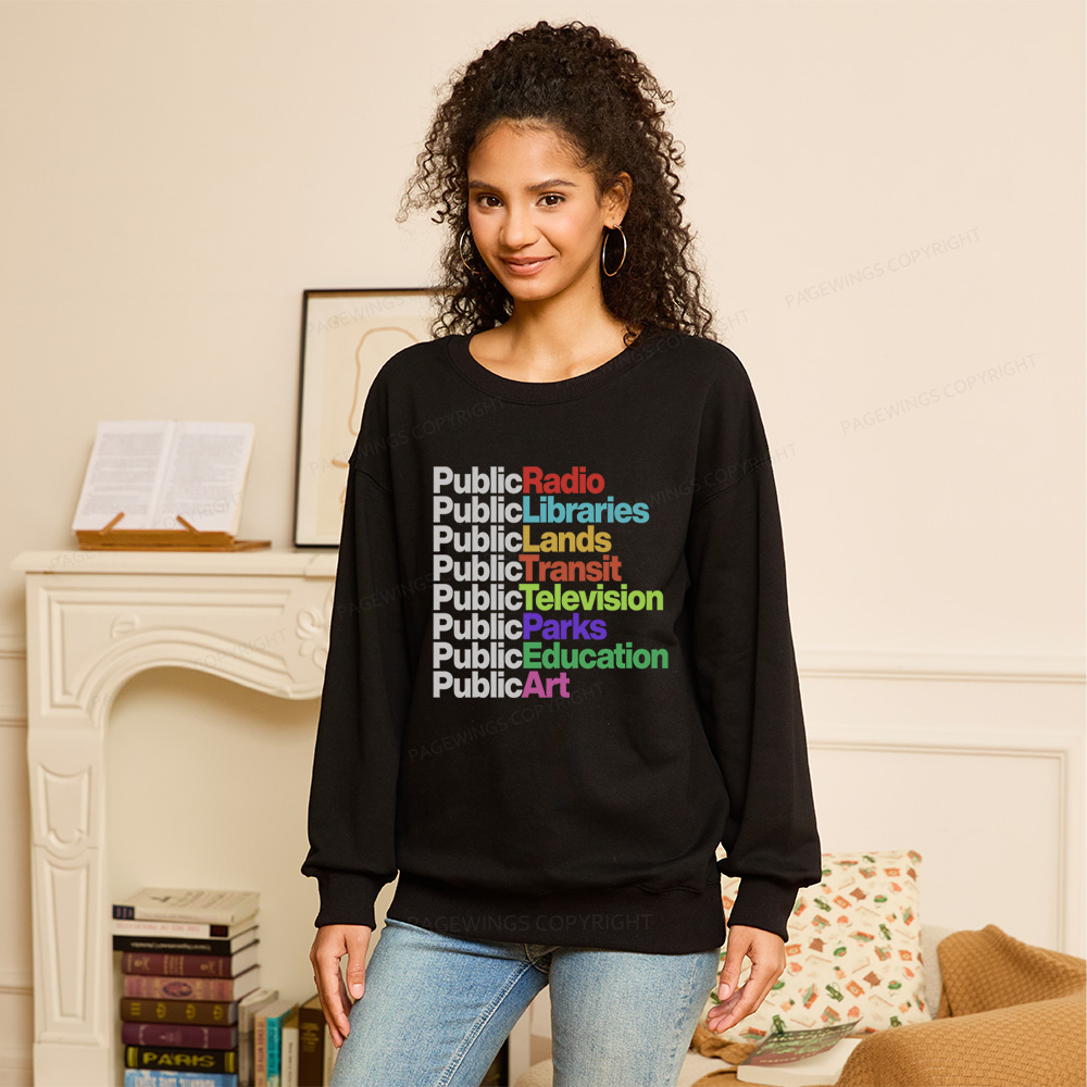 Pagewings Public Libraries Unisex Classic Sweatshirt