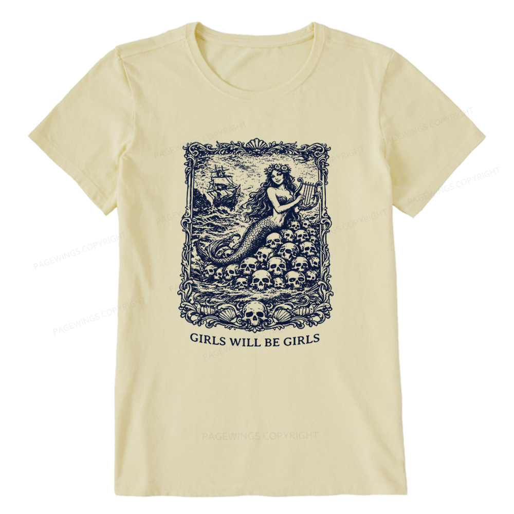 Pagewings Girls Will Be Girls Unisex Classic T-shirt
