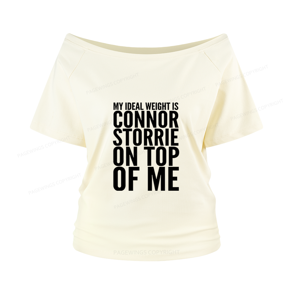 Pagewings Romance Lover Women Off Shoulder T-shirts