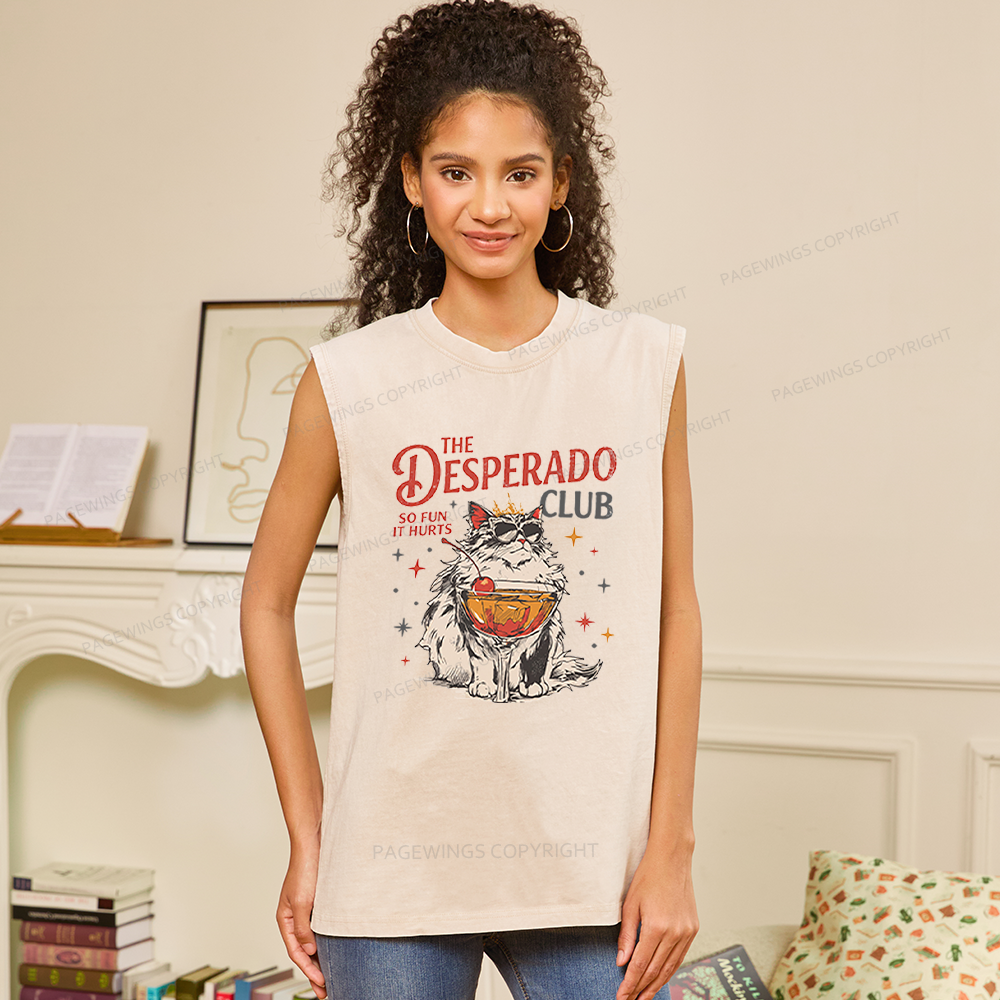 Pagewings Desperado Club Unisex Washed Tank Top